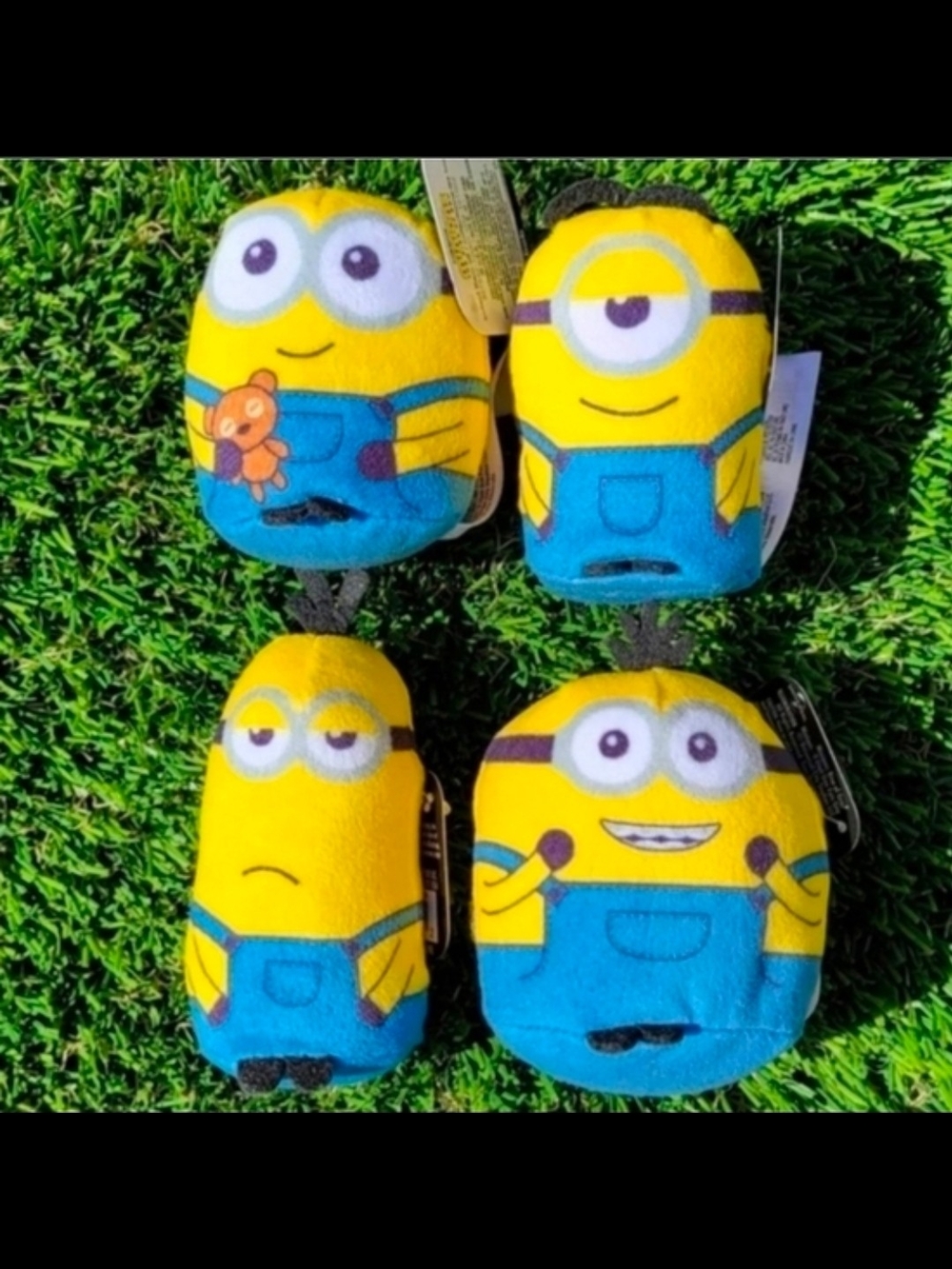 Minions Plush Minions Stuffed Minis The Rise of Gru Cute Set of Four NEW